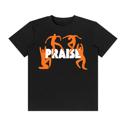 Black 'PRAISE' T-Shirts